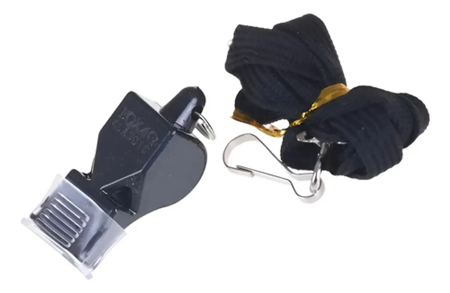 Silbato Pito Fox 40 Futbol Deportes Pack X10 Con Protector Color Negro 2
