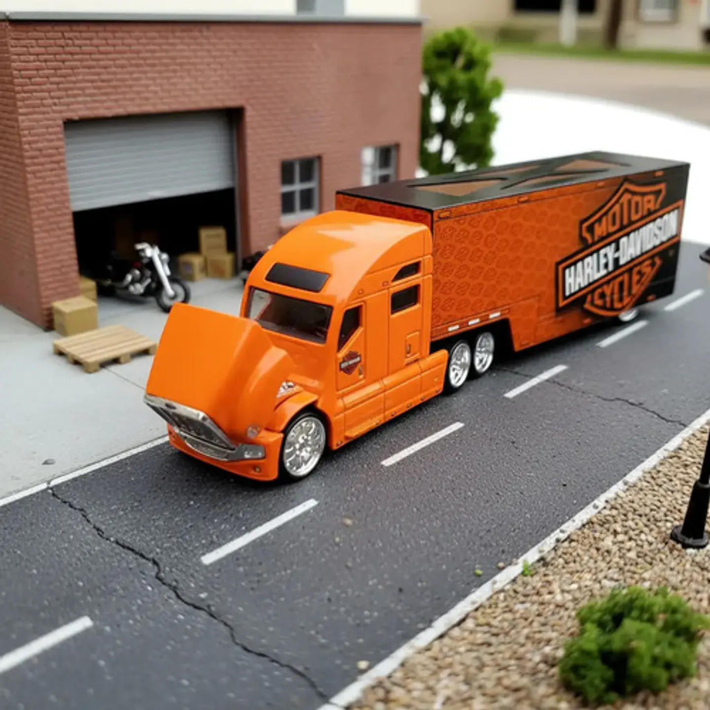 Tractomula Escala Coleccion Harley Davidson Maisto 2