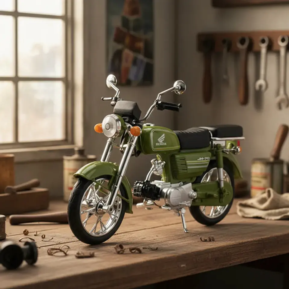 Moto Escala Clasica Honda Jh-70 1