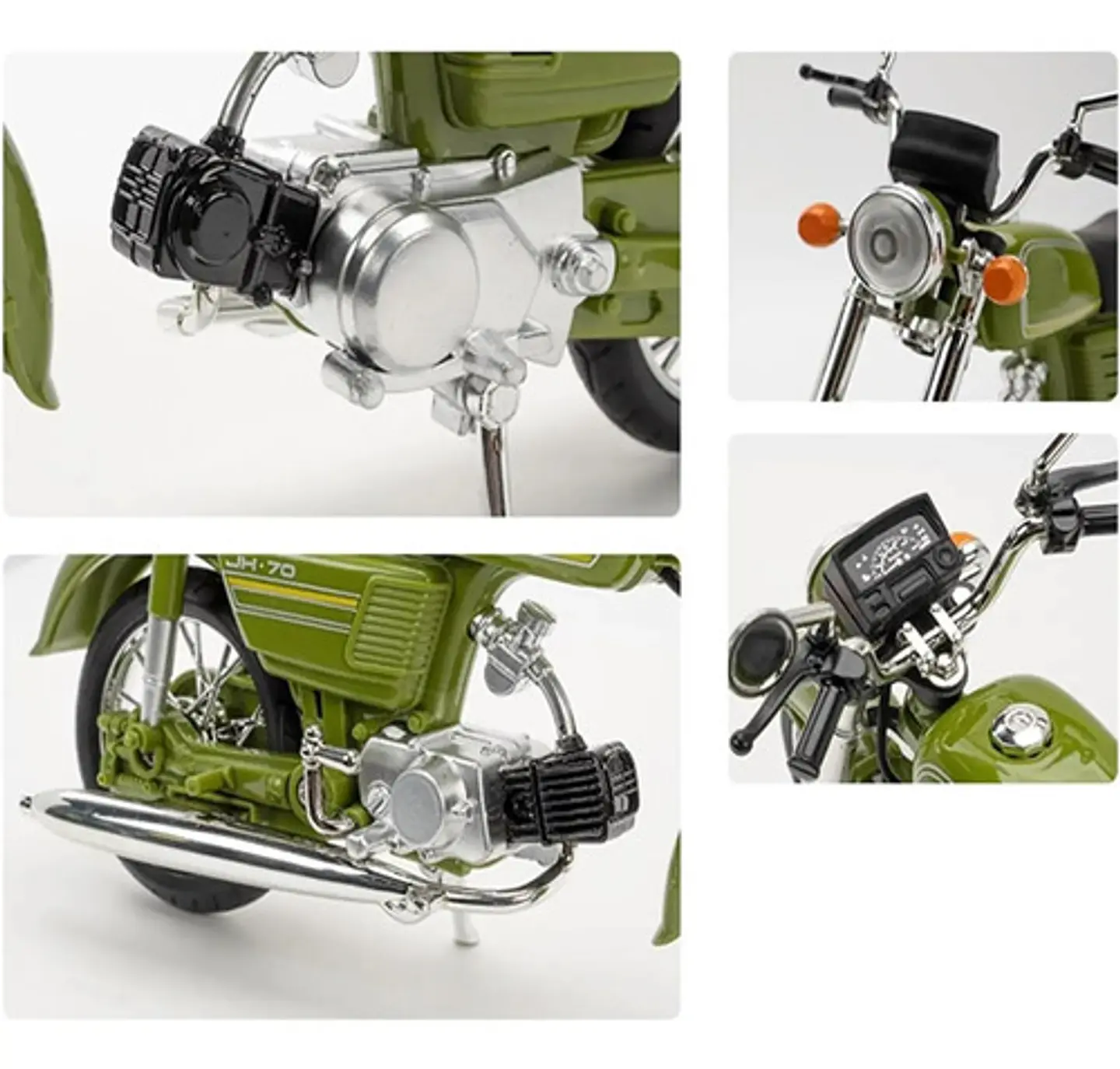 Moto Escala Clasica Honda Jh-70 3