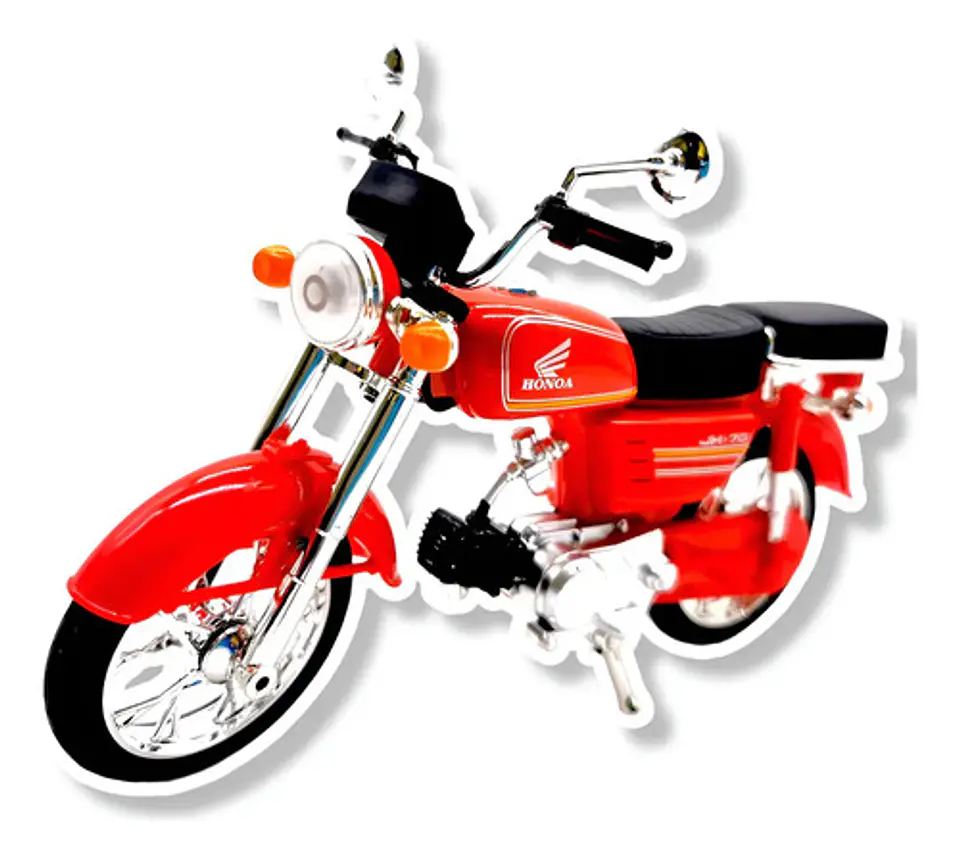 Moto Escala Clasica Honda Jh-70 4