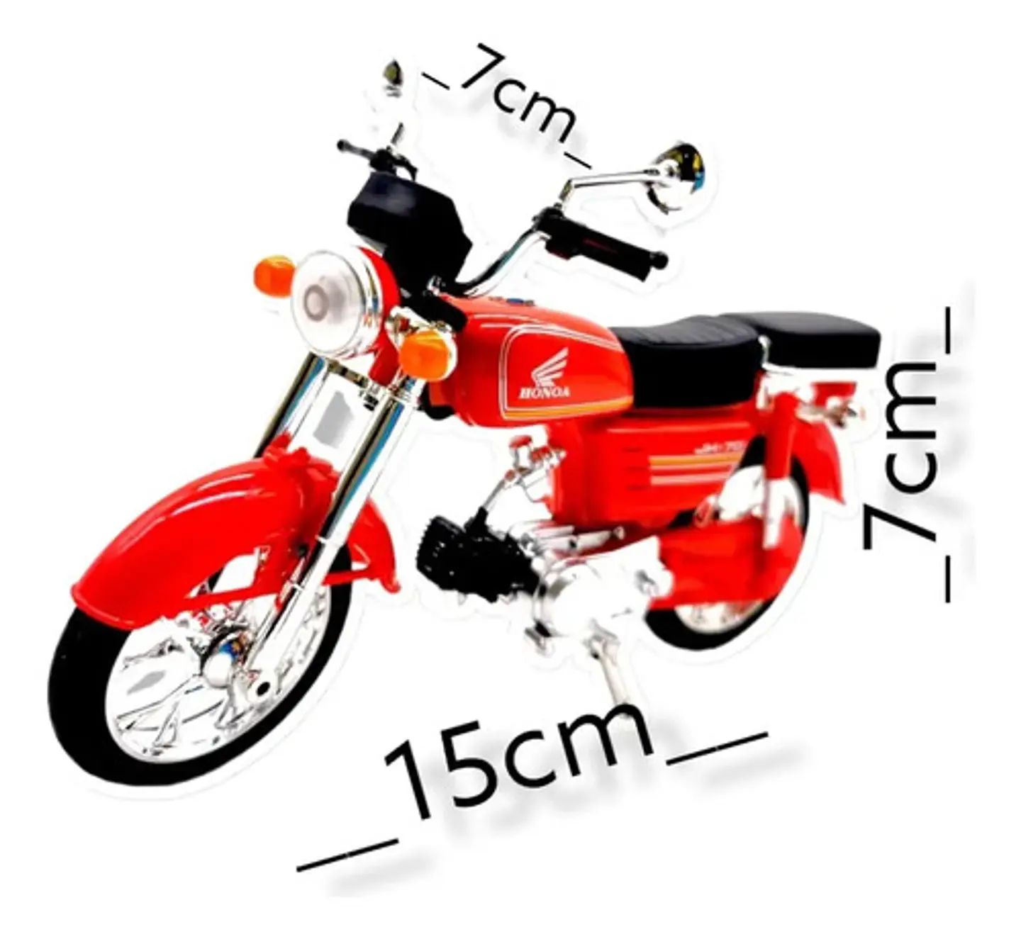 Moto Escala Clasica Honda Jh-70 5