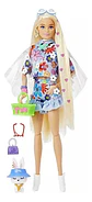 Muñeca Barbie Extra N.° 12 En Moda Floral De 2 Piezas - Miniatura 1