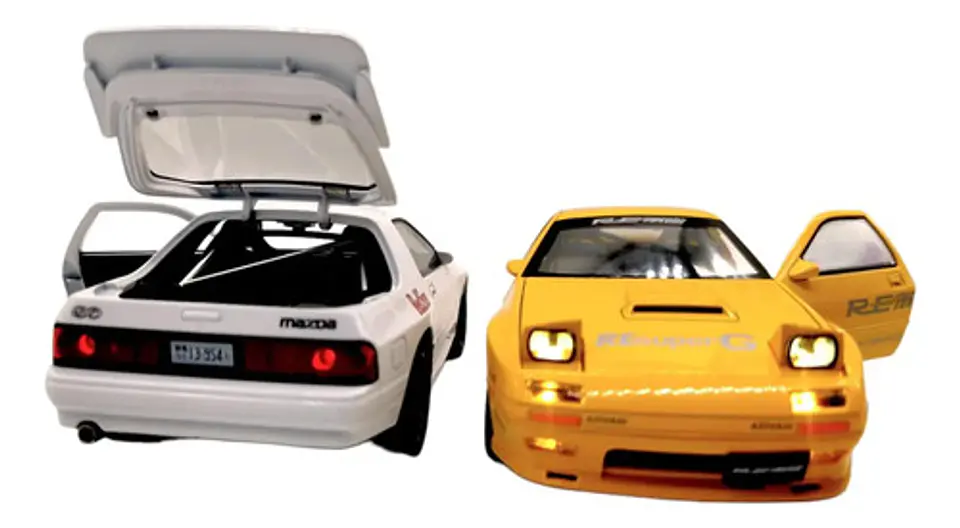 Mazda Rx-7  Miniatura Metálico Carro Deportivo 1:24 5