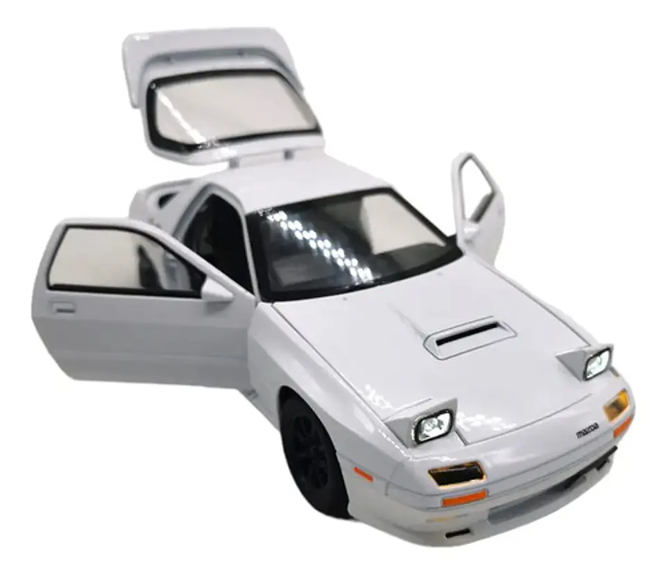 Mazda Rx-7  Miniatura Metálico Carro Deportivo 1:24 8