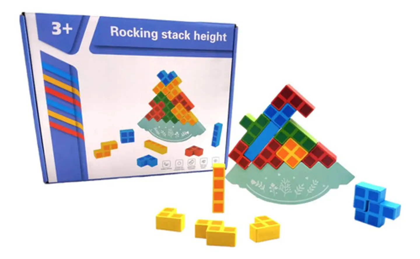 Tetra Tower Juguete Juego Mesa Tetris Balance Equilibrio 2