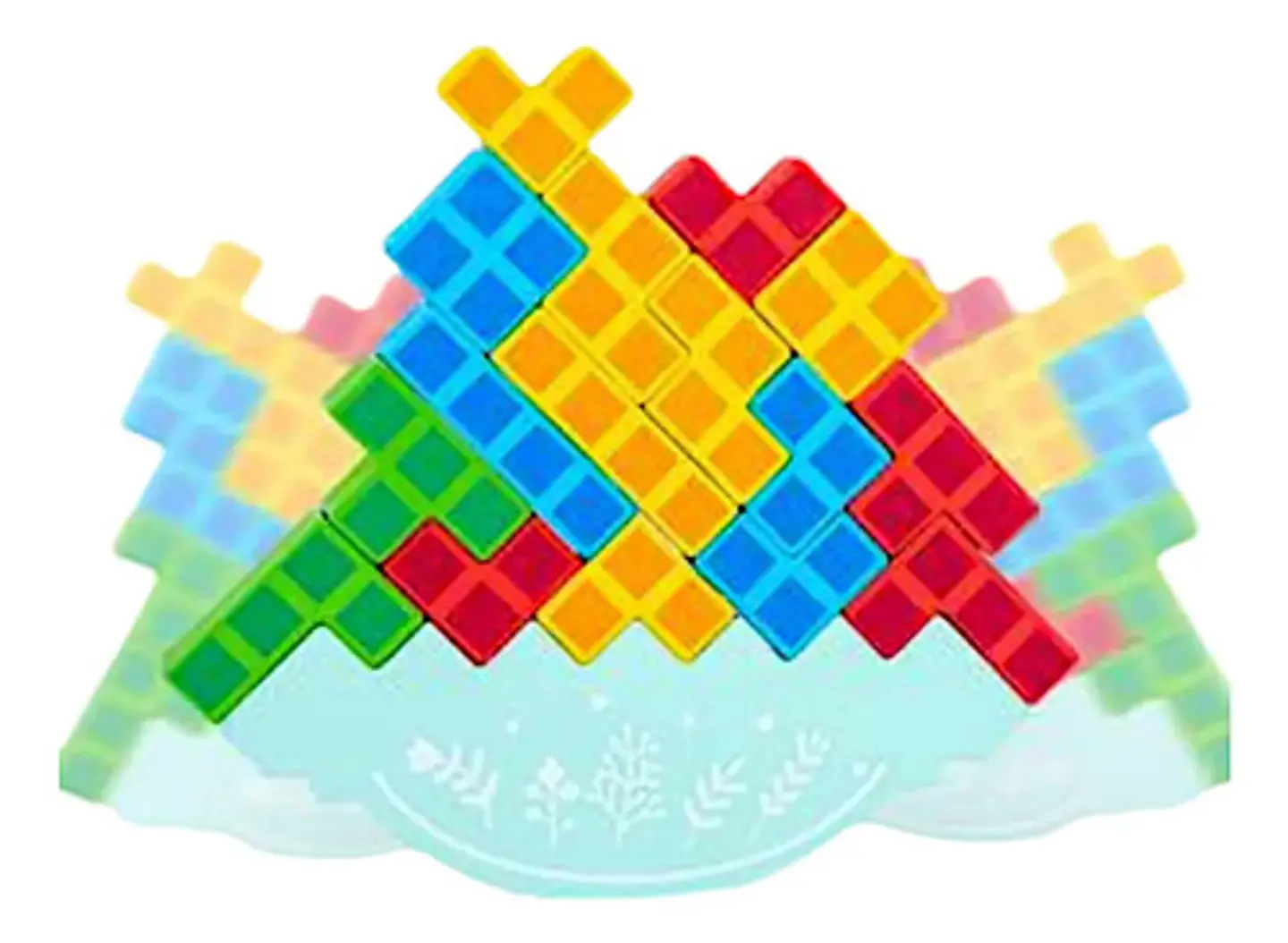 Tetra Tower Juguete Juego Mesa Tetris Balance Equilibrio 3