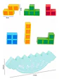 Tetra Tower Juguete Juego Mesa Tetris Balance Equilibrio - Miniatura 4