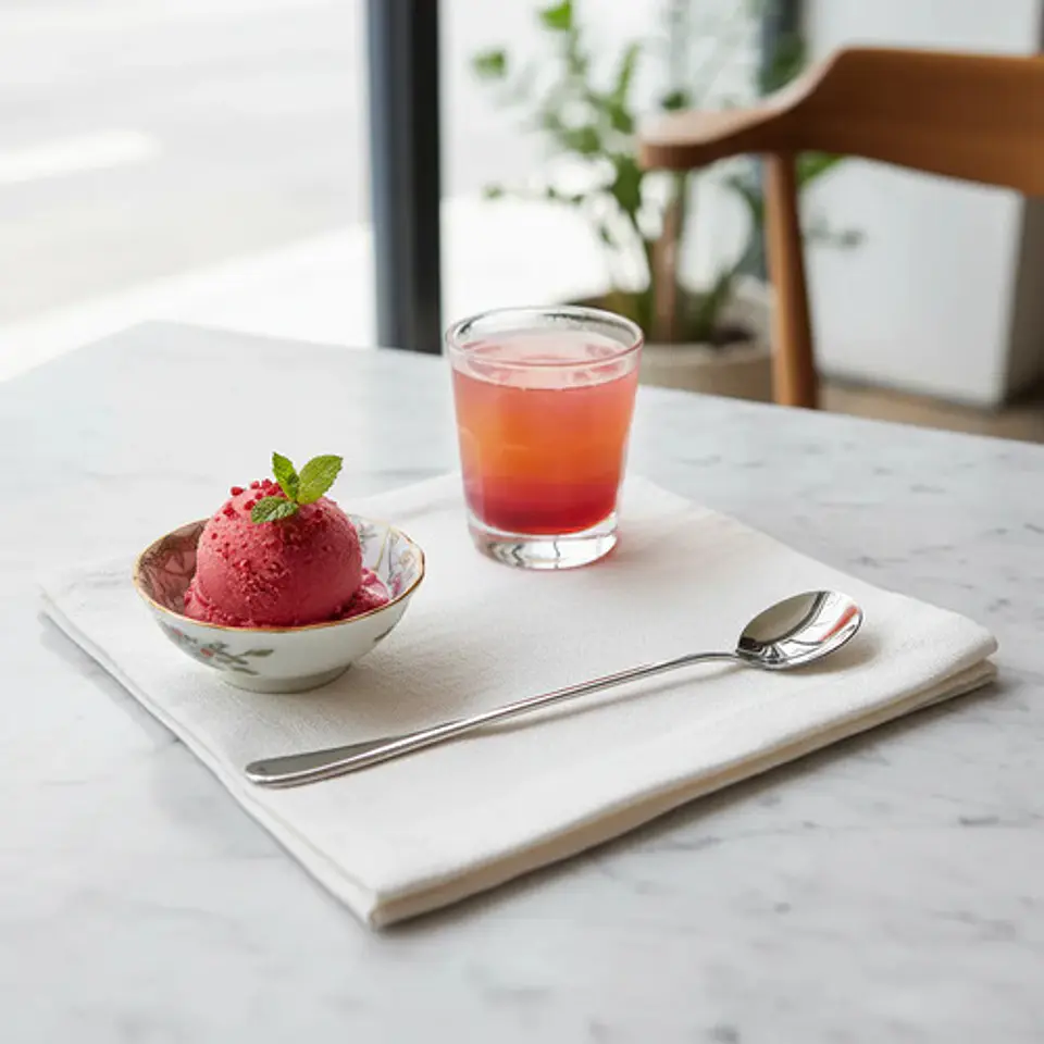 Cuchara Larga Postre Helados Aromaticas Cocteles Cafe Bar X6 9