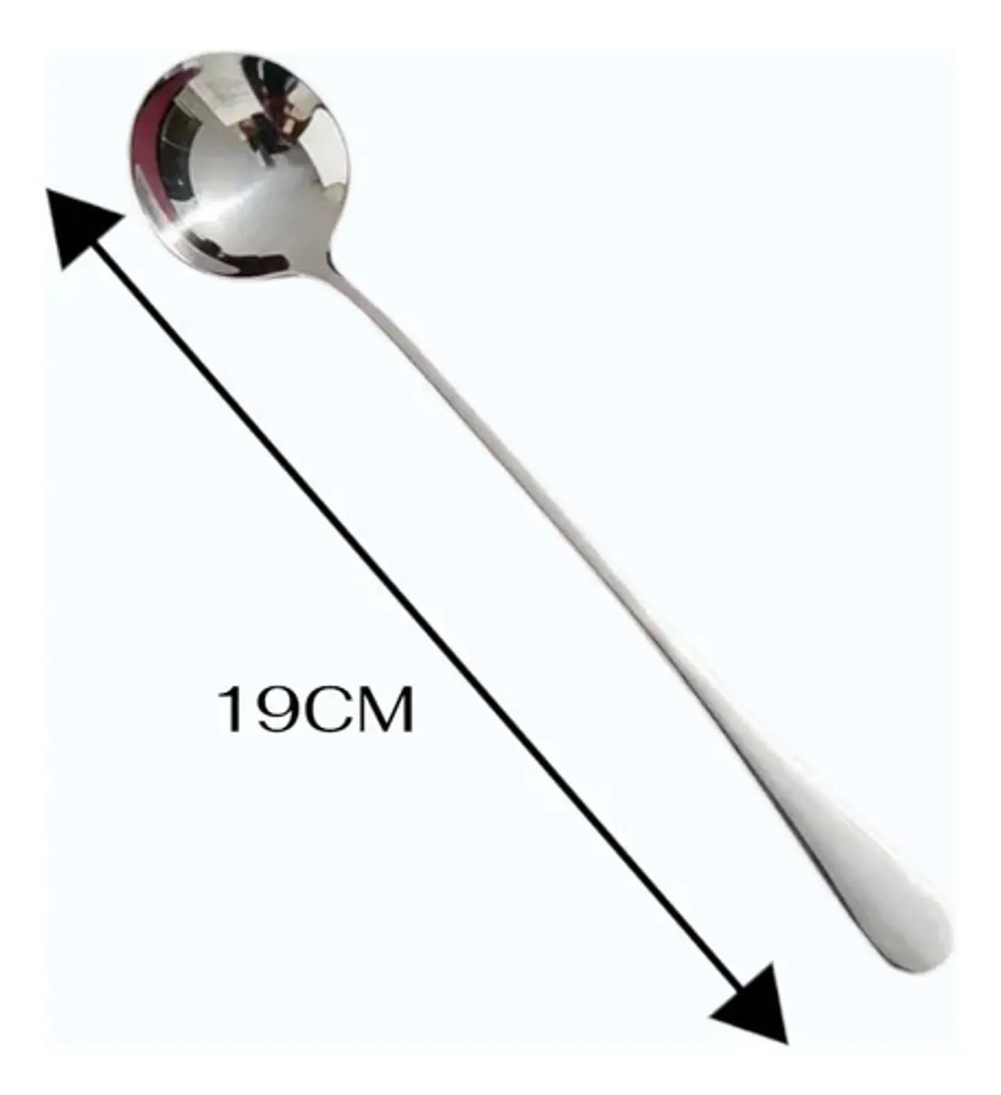 Cuchara Larga Postre Helados Aromaticas Cocteles Cafe Bar X6 12