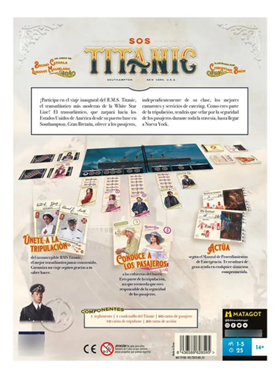 Juego De Mesa - Sos Titanic - Español 3