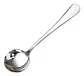 Cuchara Ancha Catar Cafe Sopas Ensaladas Postres Set X 6 Mango Plateado - Miniatura 1