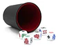 Cacho Yahtzee Dudo Juego Mesa 8 Tatucos Paño 40 Dados Poker - Miniatura 6