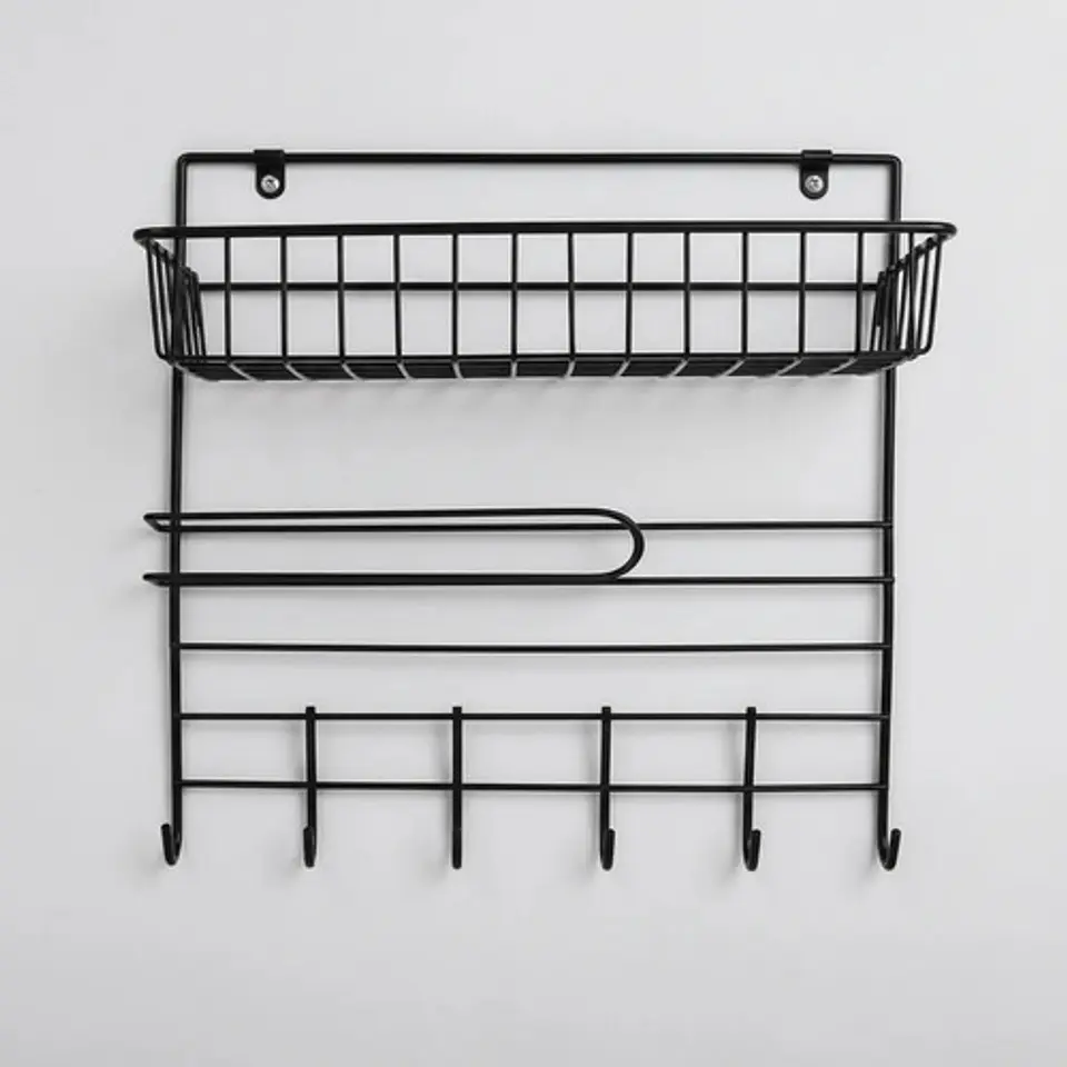 Organizador Condimentos Utencilios Portapapel Cocina Estante 7