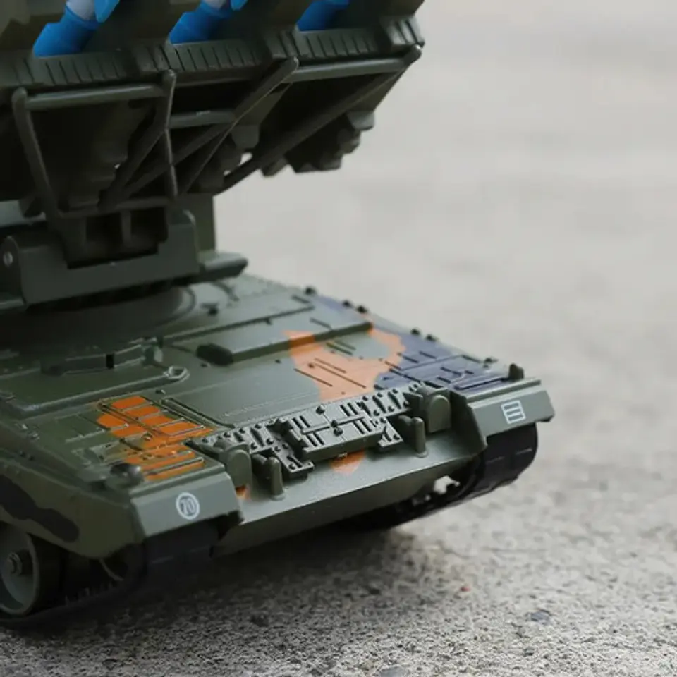 Carro Tanque Militar Misiles Metalico Coleccion 3