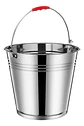 Balde Cubeta Hielera Metalica Cerveza Lujo Agarradera Acero Plateado Valde Grande Hielera 8 Litros - Miniatura 1