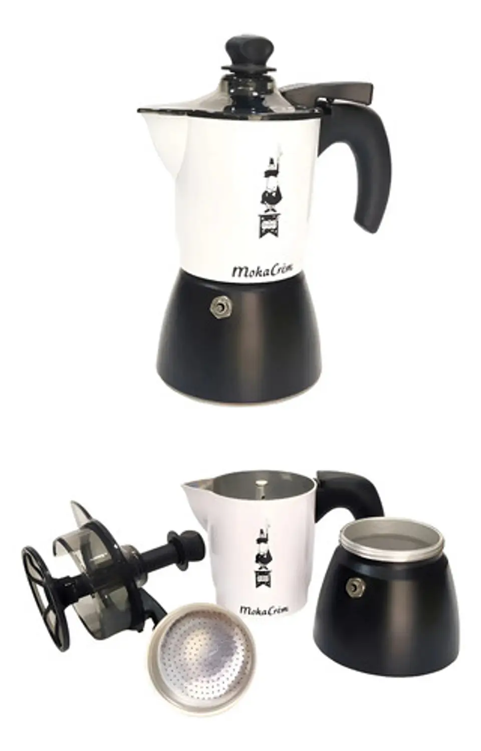 Cafetera Espresso Moka Creme Espumador Cafe 3 Tazas 4 Onzas 1