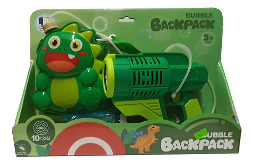 Maquina Pistola Burbujas Eléctrica Juguete Dinosaurio Niños 1