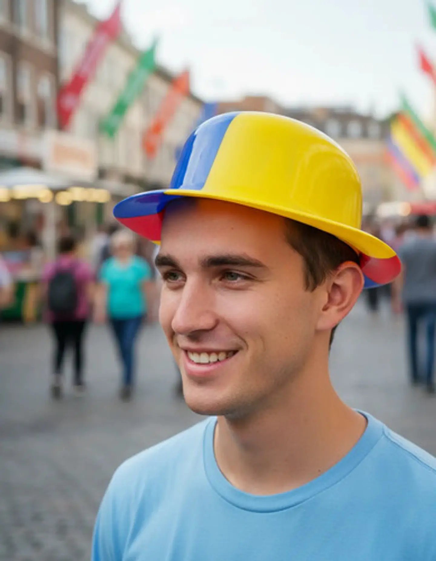 Gorro Sombrero De Copa Colombia Plástico Para Futbol Y Otros 2