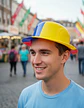 Gorro Sombrero De Copa Colombia Plástico Para Futbol Y Otros - Miniatura 2