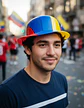 Gorro Sombrero De Copa Colombia Plástico Para Futbol Y Otros - Miniatura 4