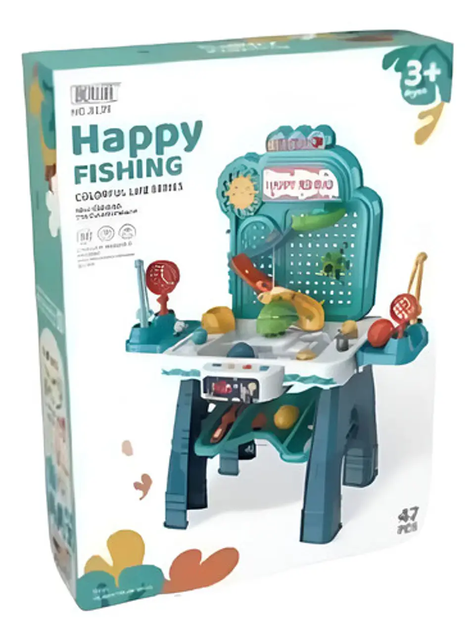 Juguete De Pesca Mesa Didacticasensorial  Agua Niños Pescar 1