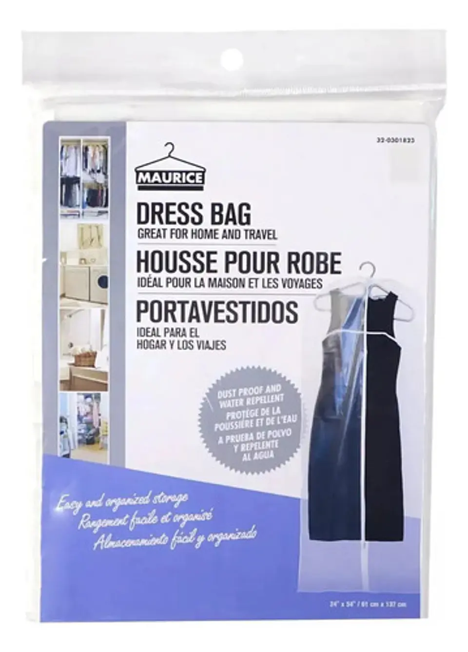 Forro Para Proteger Ropa Con Cremallera Color Blanco 1