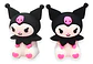 Sacapuntas Kuromi Kawaii Pequeño De Goma Y Acero Blanco 2.5 Cm - Miniatura 1