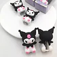 Sacapuntas Kuromi Kawaii Pequeño De Goma Y Acero Blanco 2.5 Cm - Miniatura 3
