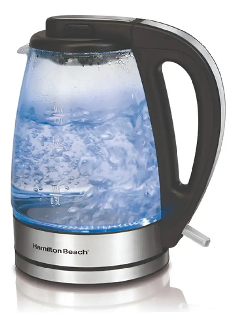 Tetera De Vidrio 1.7l Hamilton Beach - 40865 Color Transpare 1