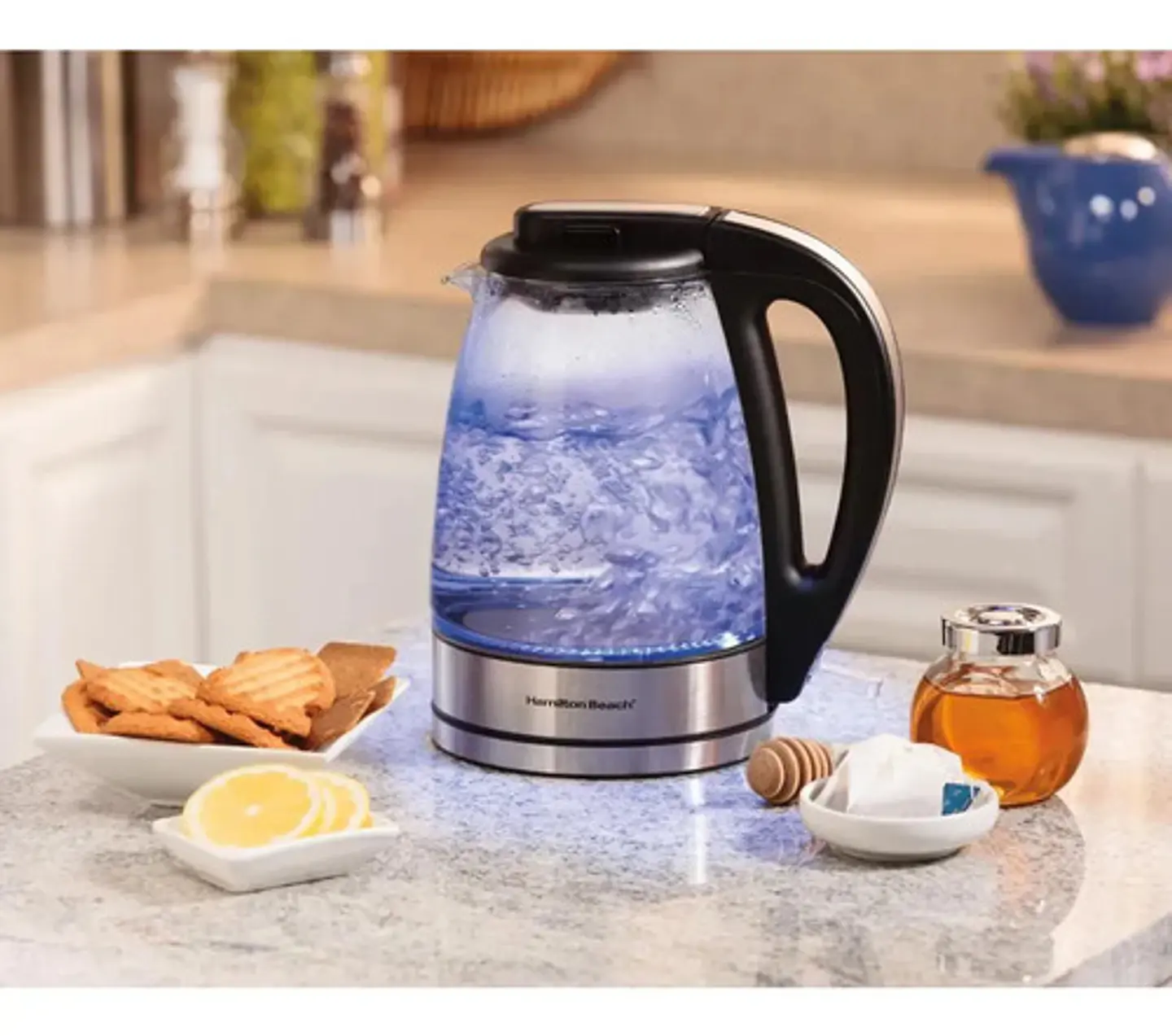 Tetera De Vidrio 1.7l Hamilton Beach - 40865 Color Transpare 5