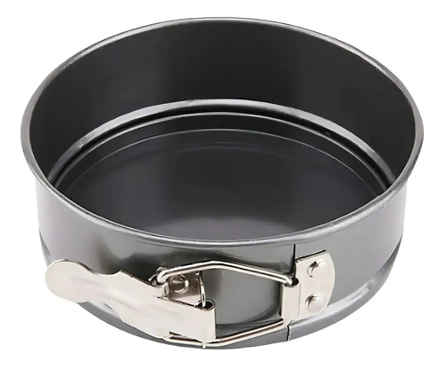 Molde Anti-adherente Para Tortas Desmontable 13cm Hebilla Segura Gris -redondo 1