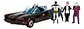 Jada 1:24 Batimovil Tv Series Joker Pinguino Batman Robin - Miniatura 1