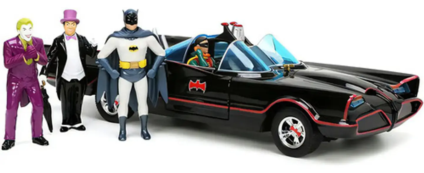 Jada 1:24 Batimovil Tv Series Joker Pinguino Batman Robin 4