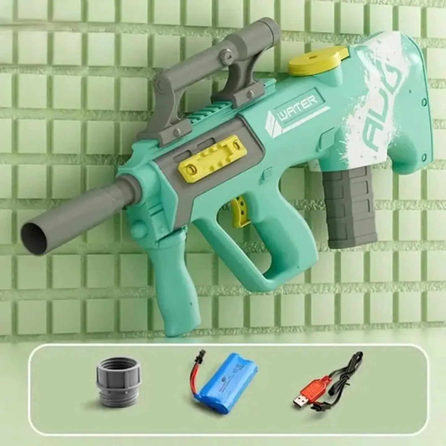 Pistola De Agua Electrica Piscina Niños Regalo 450ml 3