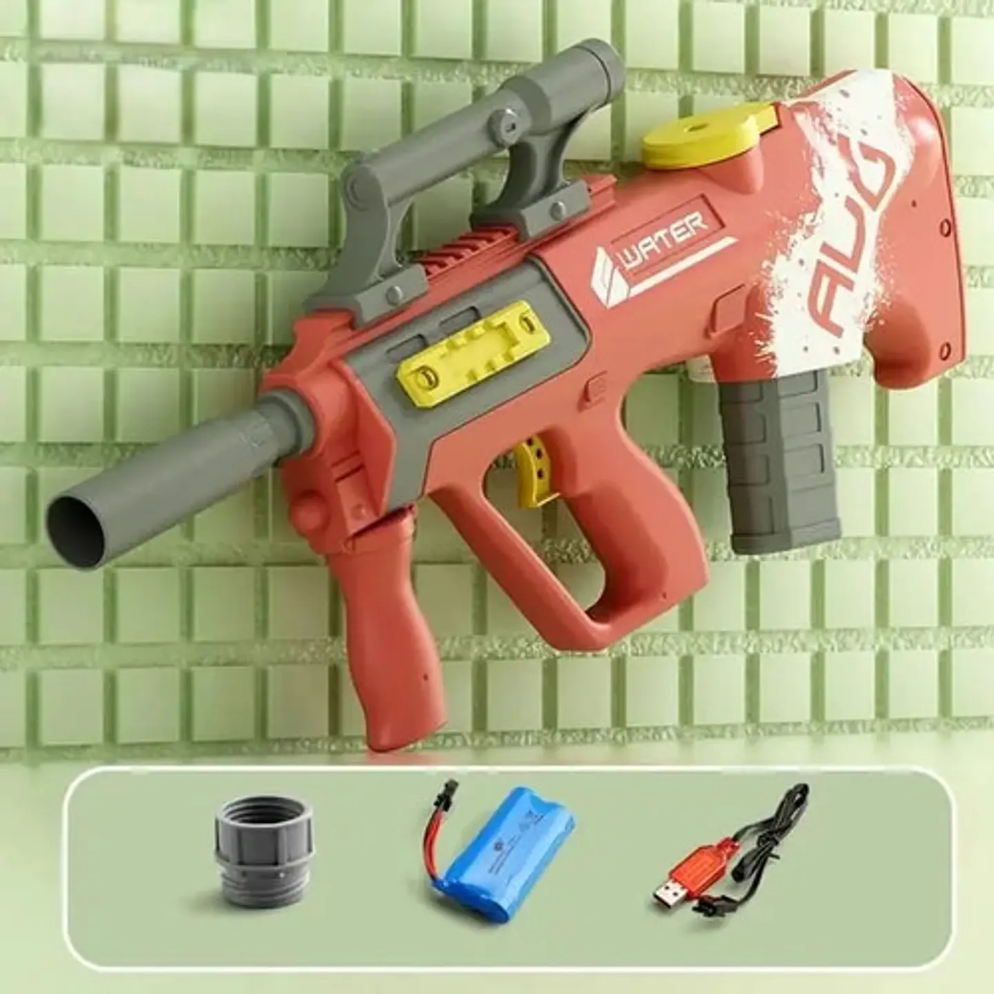 Pistola De Agua Electrica Piscina Niños Regalo 450ml 7