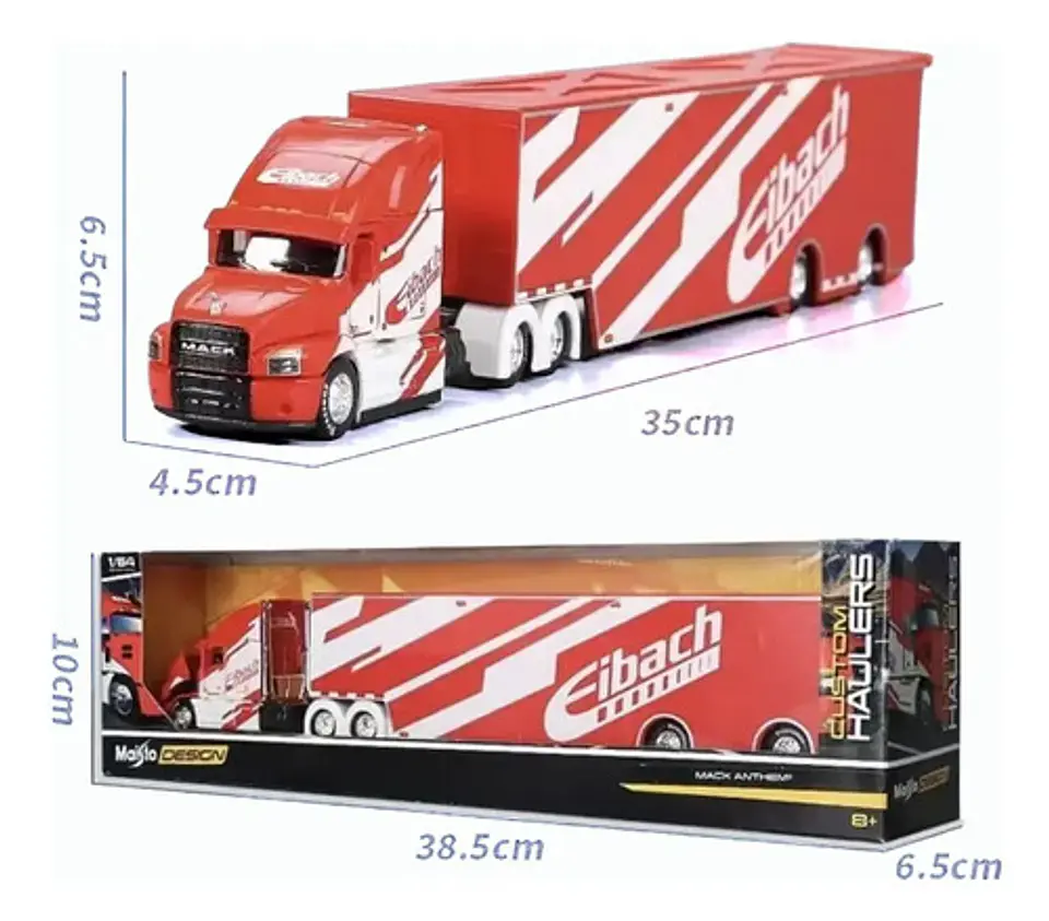 Tractomula Maisto Desing De Colección A Escala 1/64 Mack 7