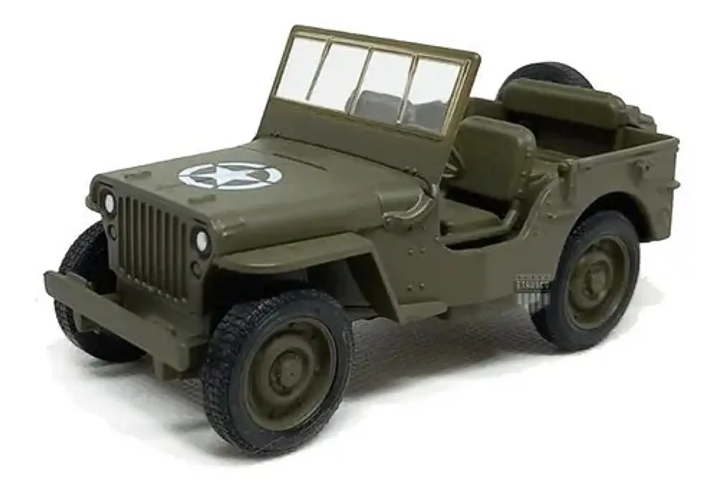 Jeep Willys Mb 1941 Escala 1:38 Colección Welly Verde Oscuro 1
