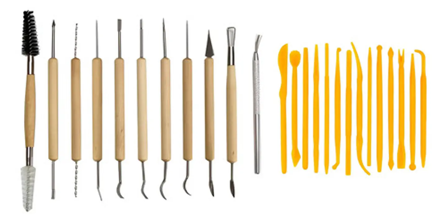Combo Herramienta Modelado Plastilina/arcilla X 25 Pz 50 Stl 1
