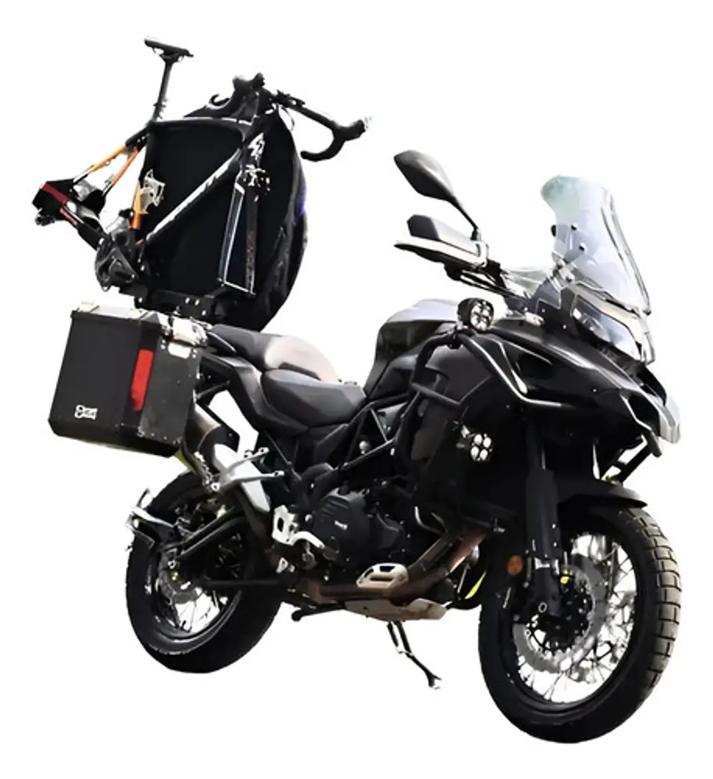 Adaptador Eje Sencillo Soporte Portabicicletas Moto Bike Abw 3