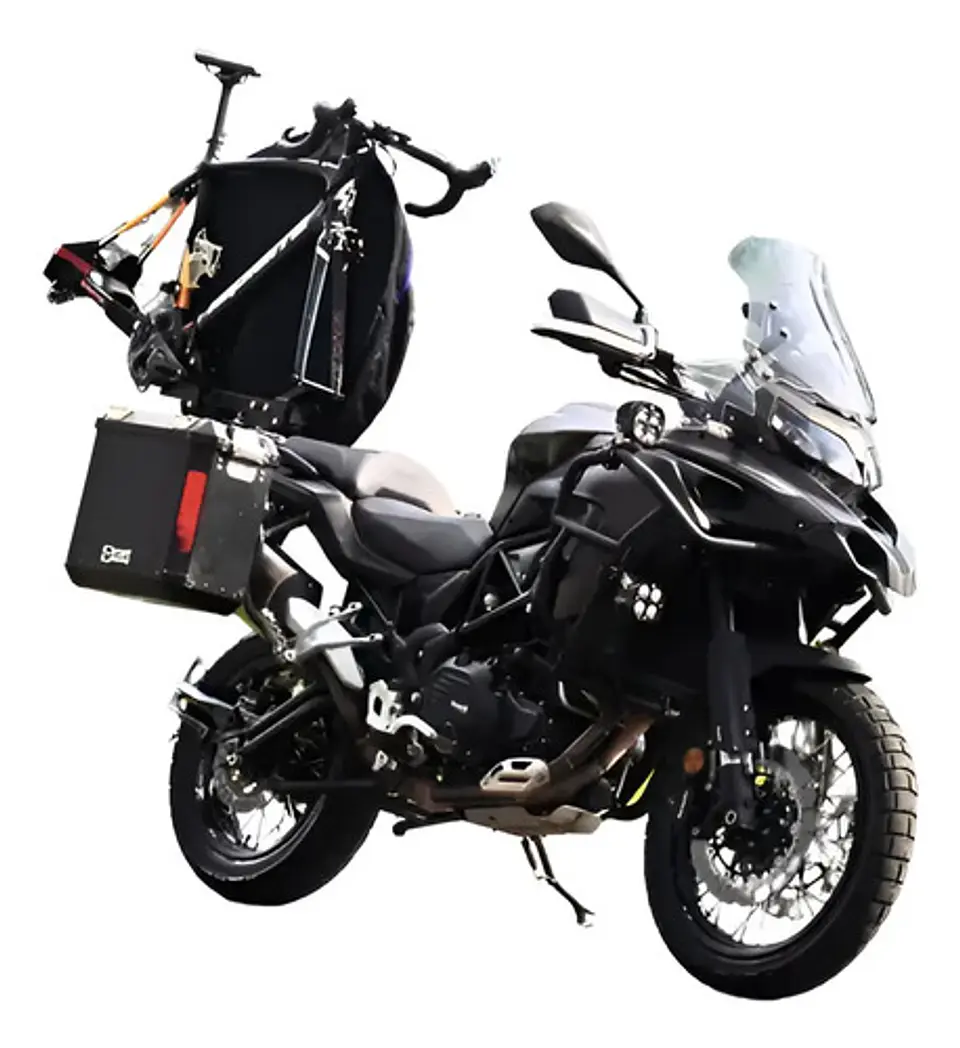 Adaptador Eje Sencillo Soporte Portabicicletas Moto Bike Abw 3