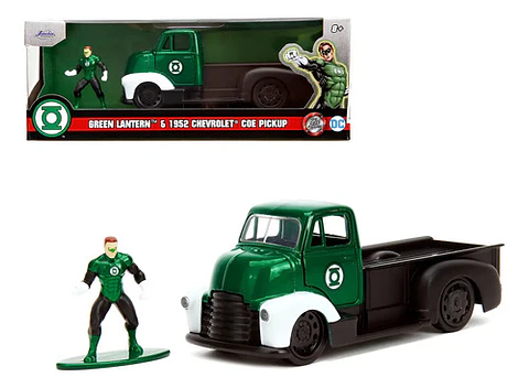 Jada Chevrolet Coe Pickup 1952 Escala 1:32 Metal Verde