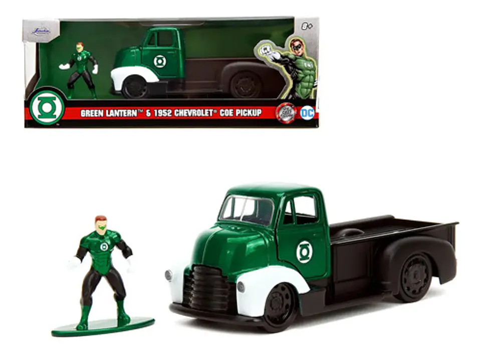 Jada Chevrolet Coe Pickup 1952 Escala 1:32 Metal Verde 1
