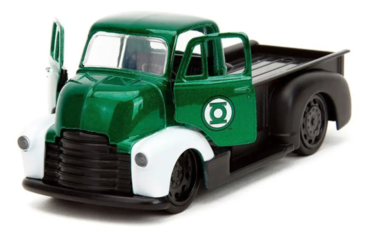 Jada Chevrolet Coe Pickup 1952 Escala 1:32 Metal Verde 3