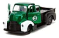 Jada Chevrolet Coe Pickup 1952 Escala 1:32 Metal Verde - Miniatura 3