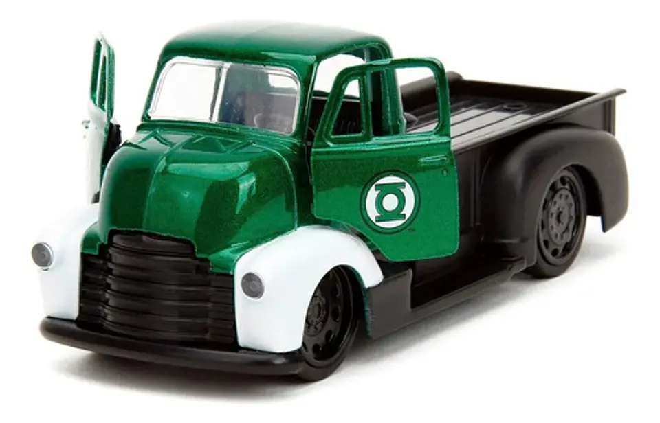 Jada Chevrolet Coe Pickup 1952 Escala 1:32 Metal Verde 3