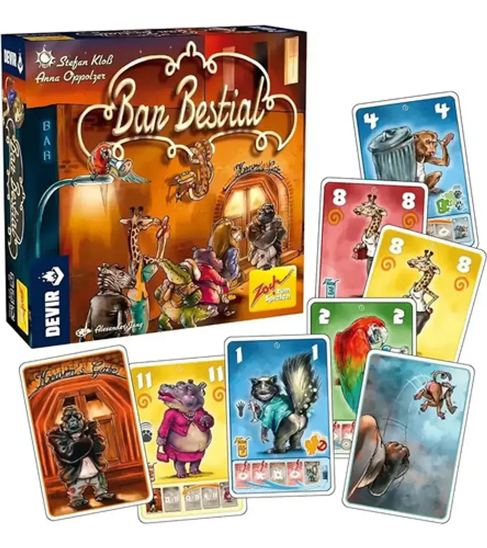 Juego De Mesa Bar Bestial En Español Adultos Niños 3