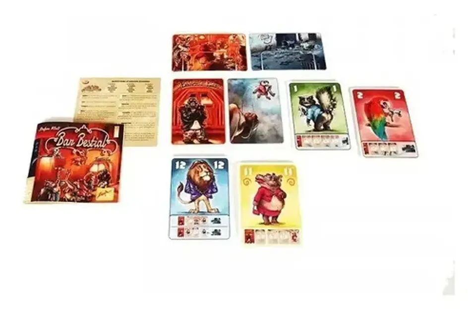 Juego De Mesa Bar Bestial En Español Adultos Niños 4
