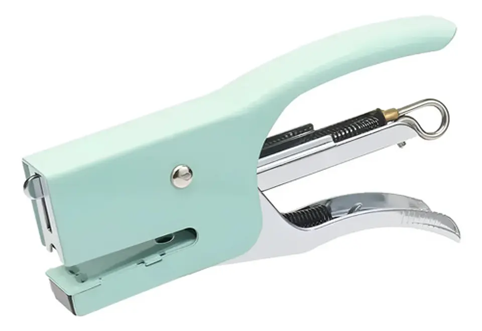 Grapadora Cosedora Metálica De Pinza Estandar + Ganchos Kit 1