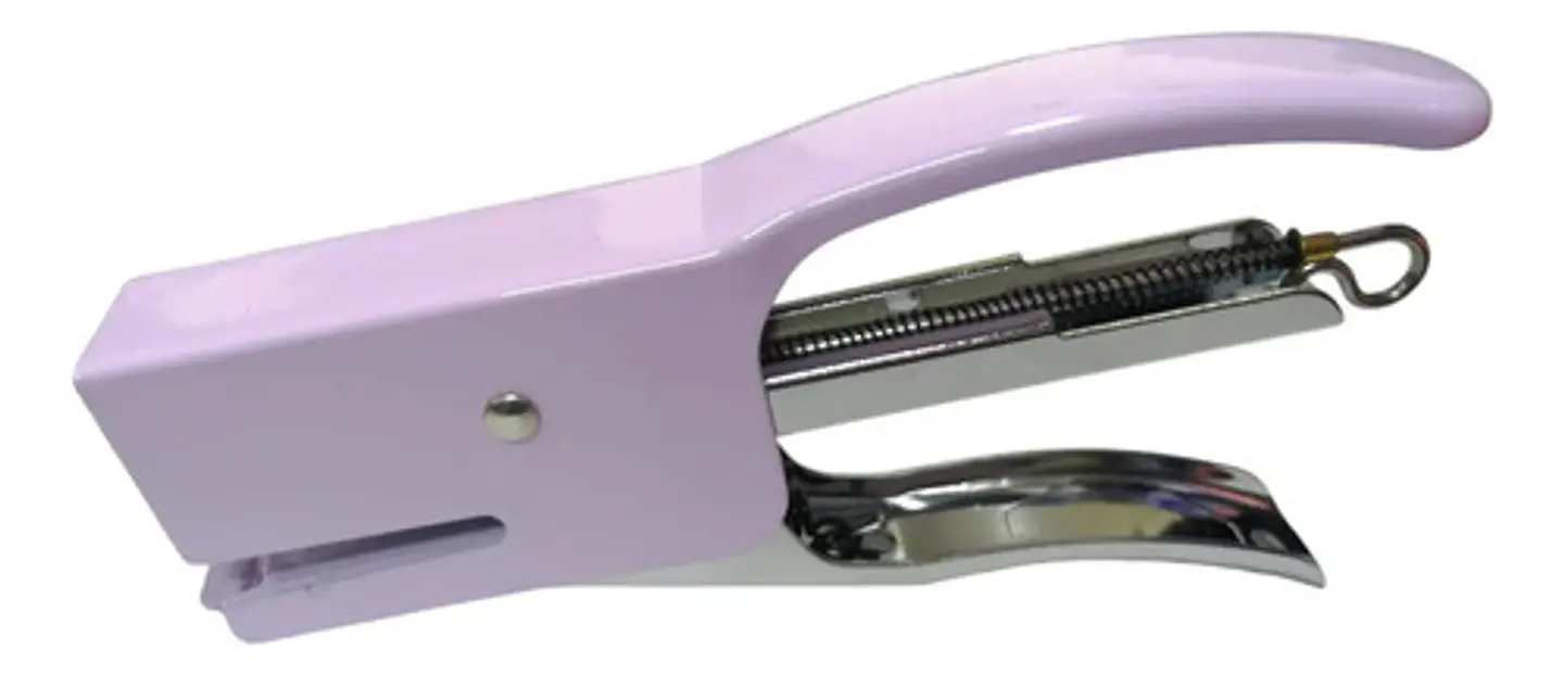 Grapadora Cosedora Metálica De Pinza Estandar + Ganchos Kit 14